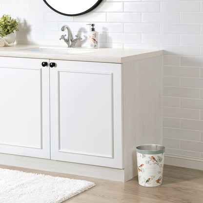 Birds and Botanicals Wastebasket