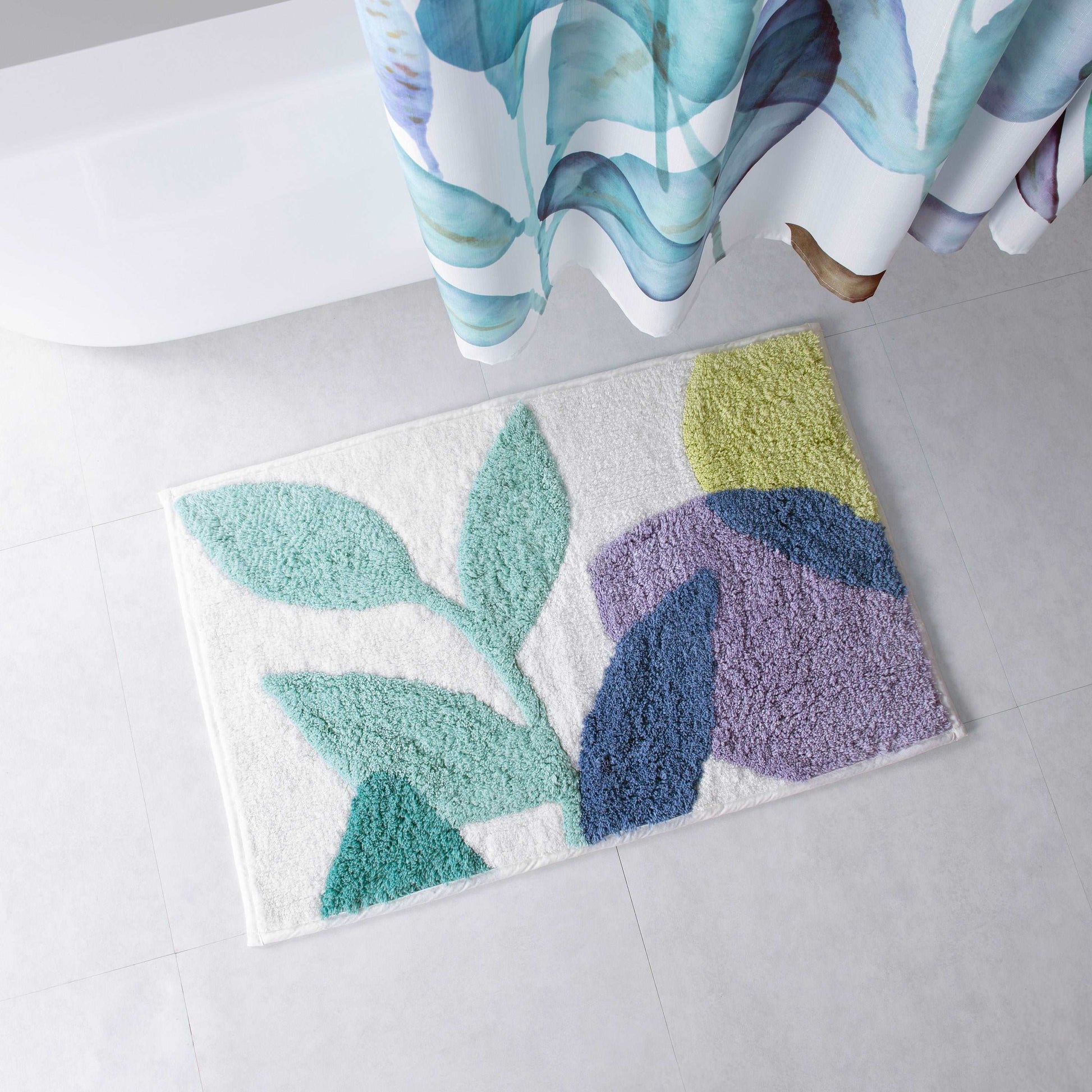 Botanical Bath Rug 20"x30" - Allure Home Creation