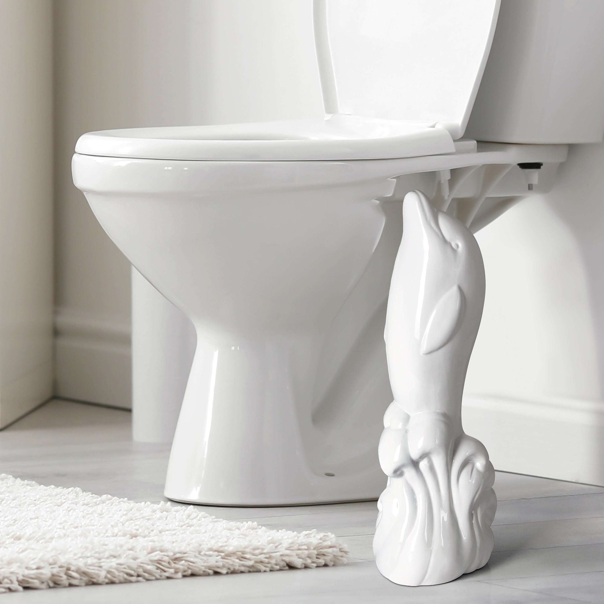 Dolphin Toilet Brush Holder and Brush Set