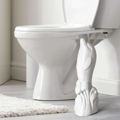 Dolphin Toilet Brush Holder and Brush Set