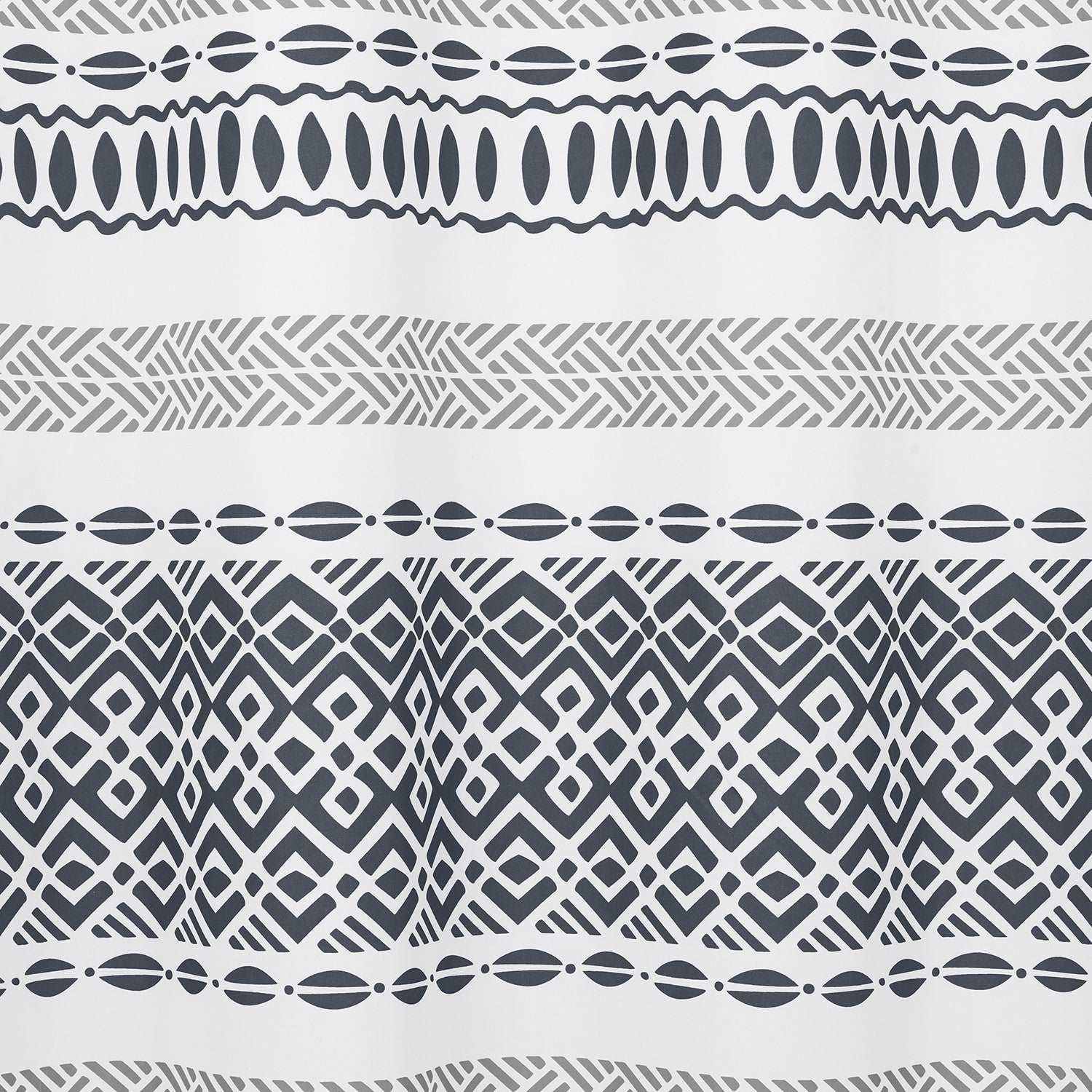 Elin Geometric Aztec Stripe Shower Curtain - Allure Home Creation