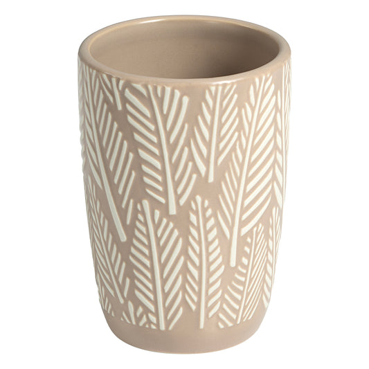 Embossed Leaf Tumbler