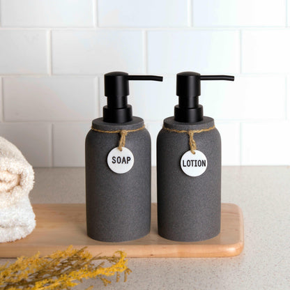 Eton 2-Piece Lotion/Soap Dispenser Set - Allure Home Creation