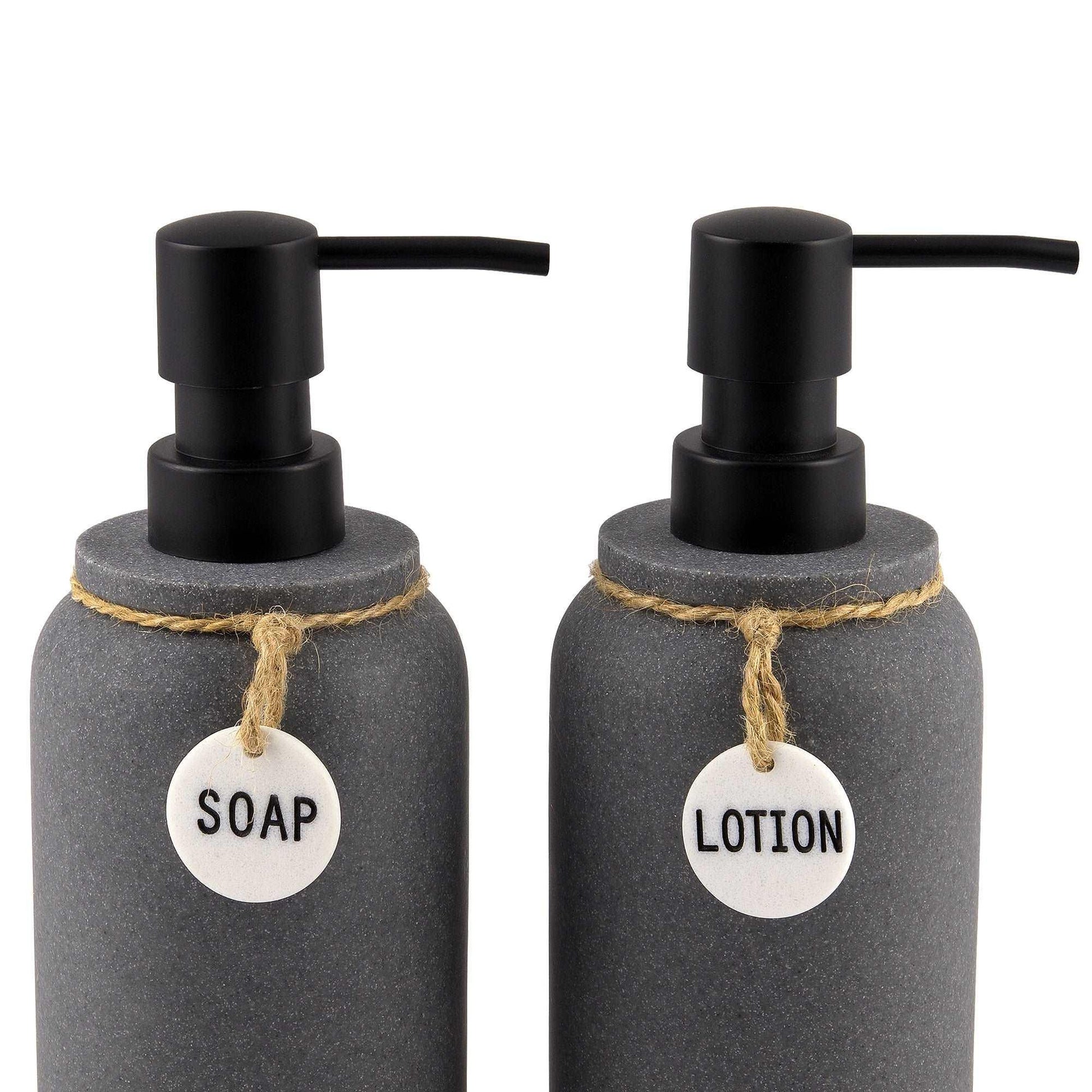 Eton 2-Piece Lotion/Soap Dispenser Set - Allure Home Creation