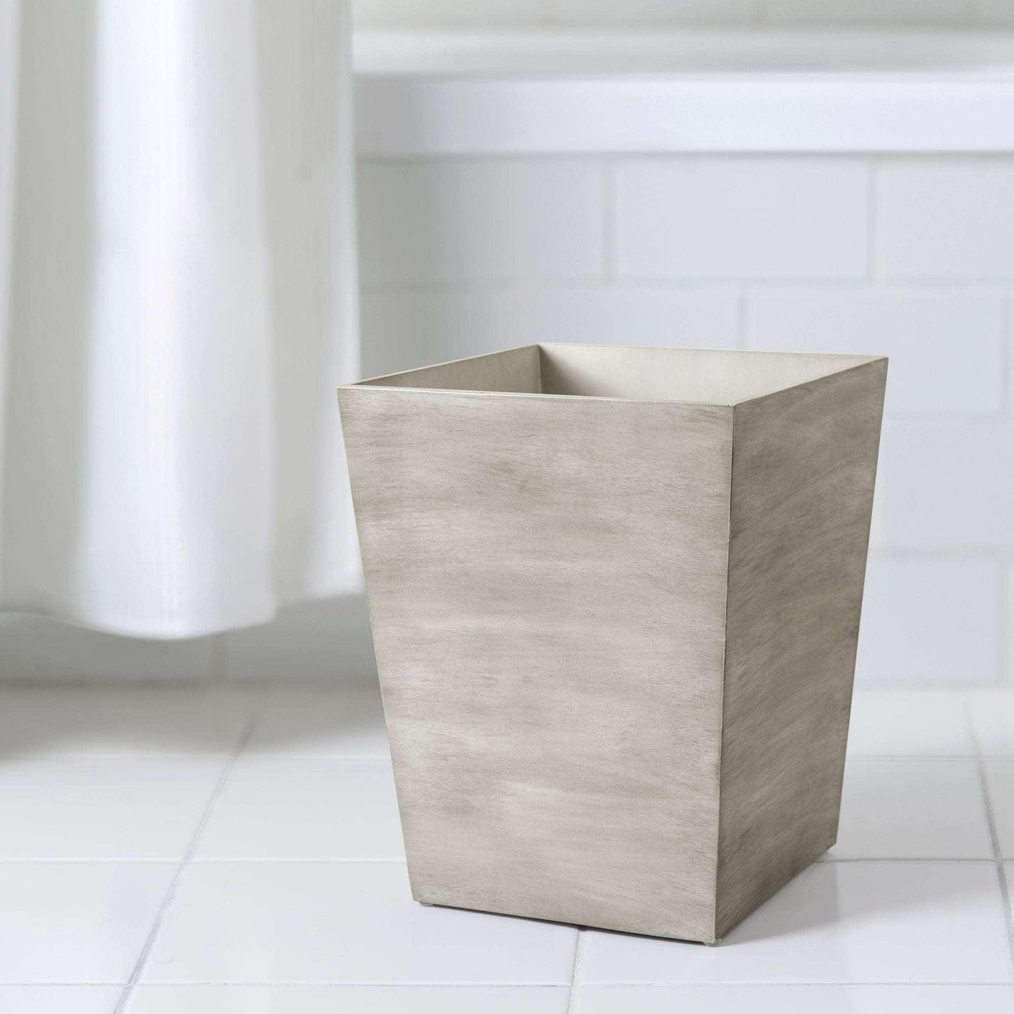 Hotelier Grey Wastebasket - Allure Home Creation