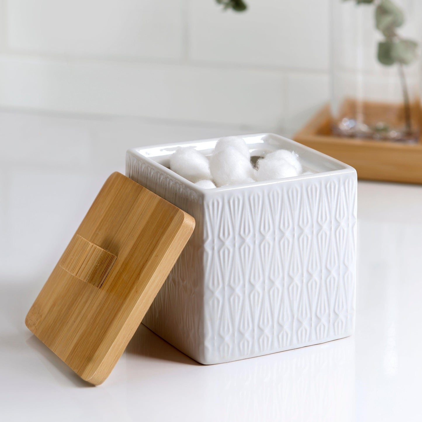 Kismet Cotton Ball Jar - Allure Home Creation