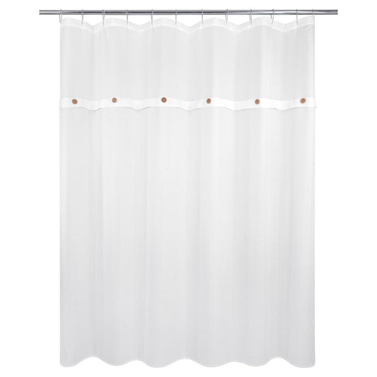 Taylor Embellished Shower Curtain - Allure Home Creation