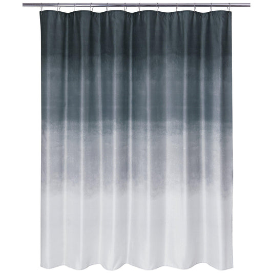 Metallic Ombre Glimmer Shower Curtain - Allure Home Creation