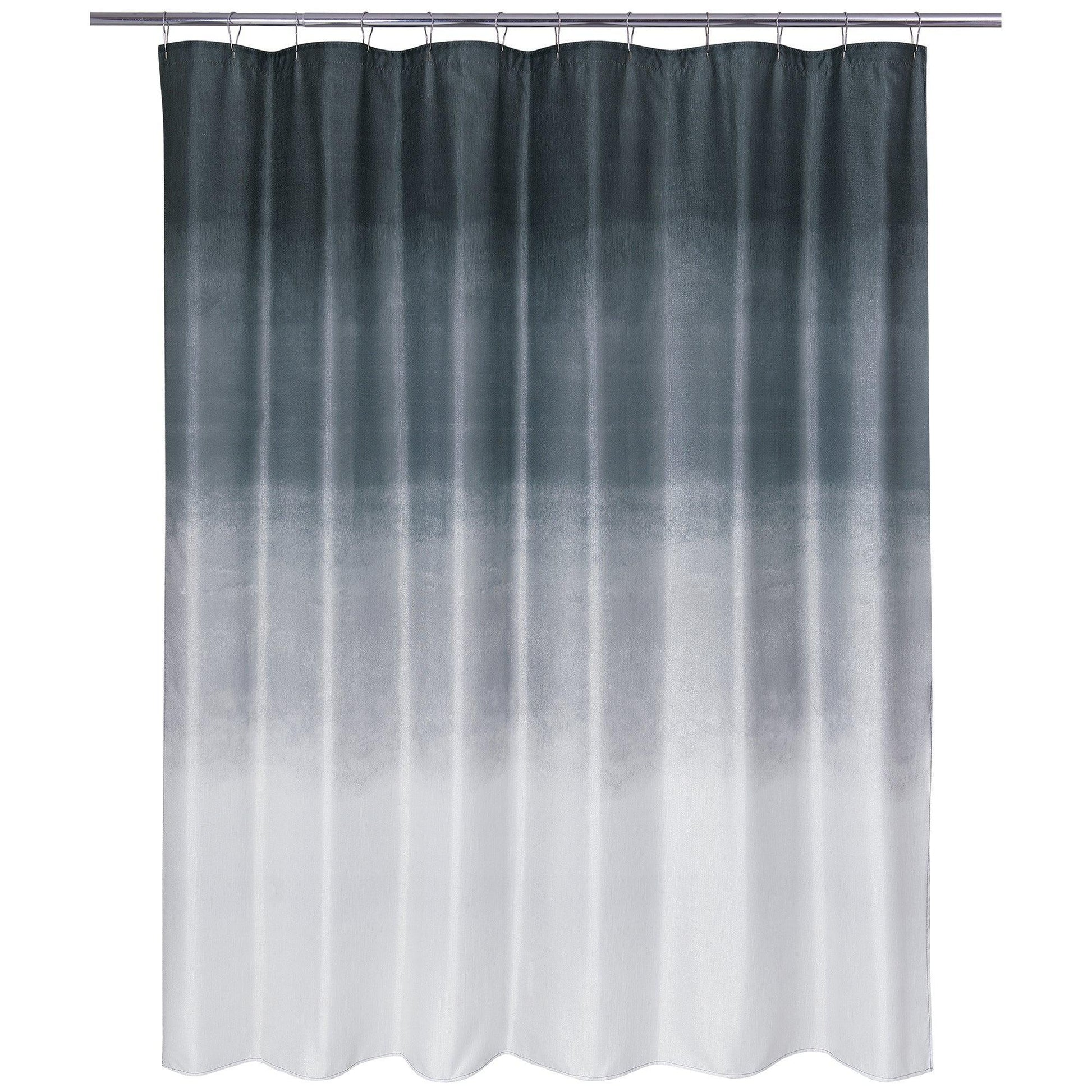 Metallic Ombre Glimmer Shower Curtain - Allure Home Creation