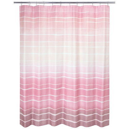 Metallic Ombre Stripe Shower Curtain - Allure Home Creation