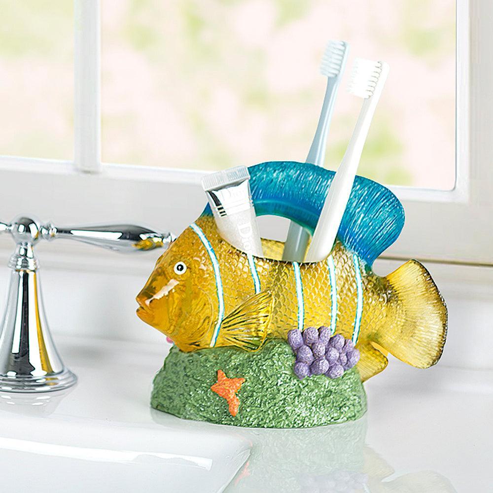 Under The Sea Fish 3-Piece Bathroom Accessory Set - Allure Home Creation