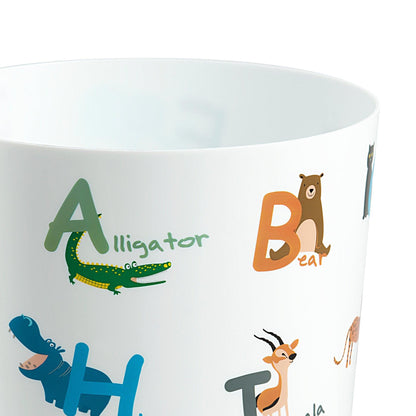 Animal Alphabet Wastebasket - Allure Home Creation