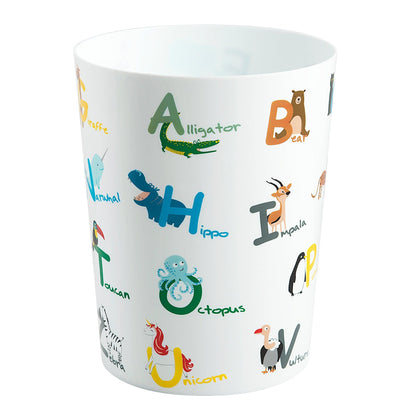 Animal Alphabet Wastebasket - Allure Home Creation