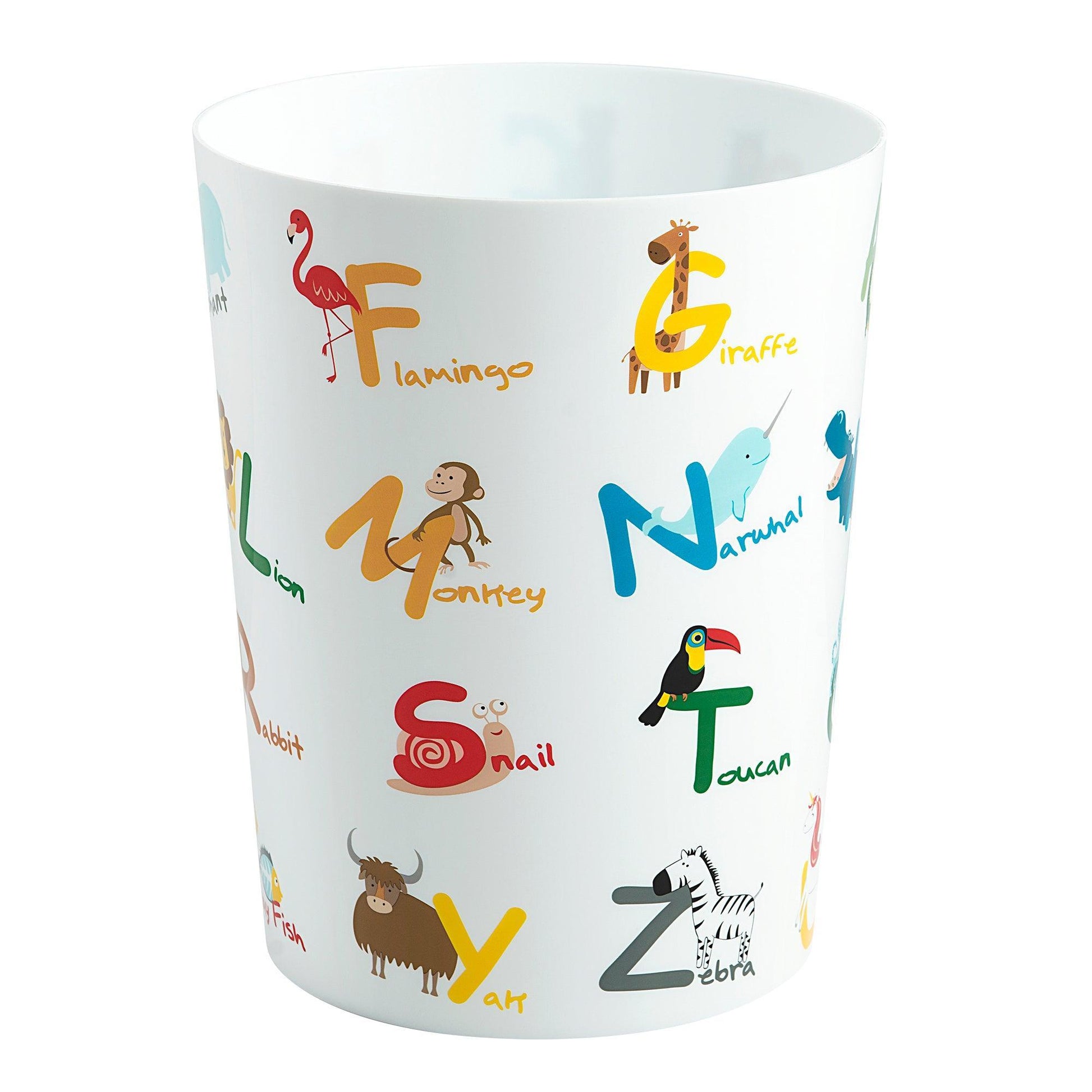 Animal Alphabet Wastebasket - Allure Home Creation