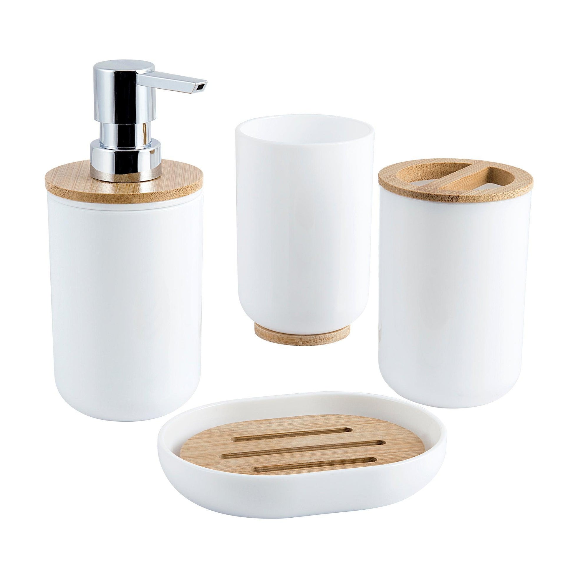 Felicity 4-Piece Bathroom Accessory Set - Allure Home Creation