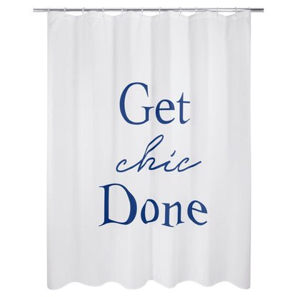 Get Chic Done Shower Curtain - Allure Home Creation