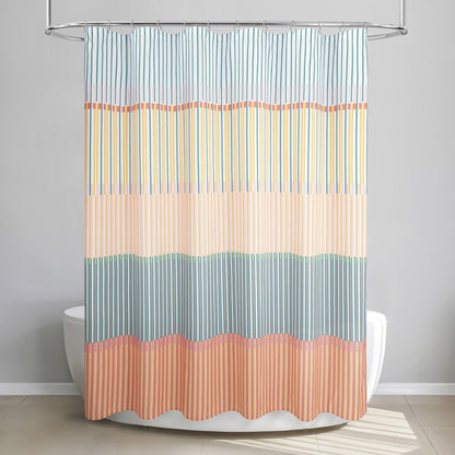 Market Stripe Shower Curtain - Allure Home Creation