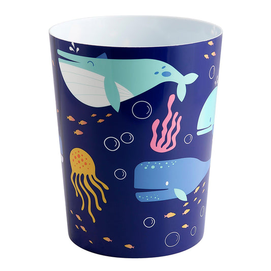 Whales Wastebasket - Allure Home Creation